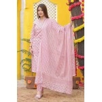 Cotton kurti Pant with Dupatta