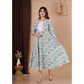 Cotton Anarkali kurti