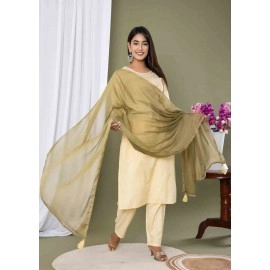 Cotton kurti Pant with Dupatta