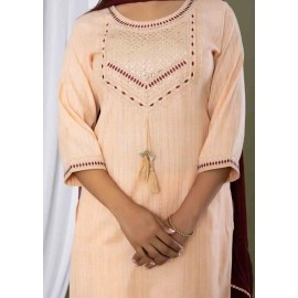 Cotton kurti Pant with Dupatta