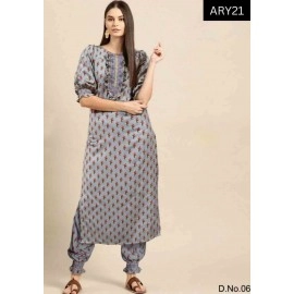 New Designer Printed Poly Rayon Kurti with Pant set