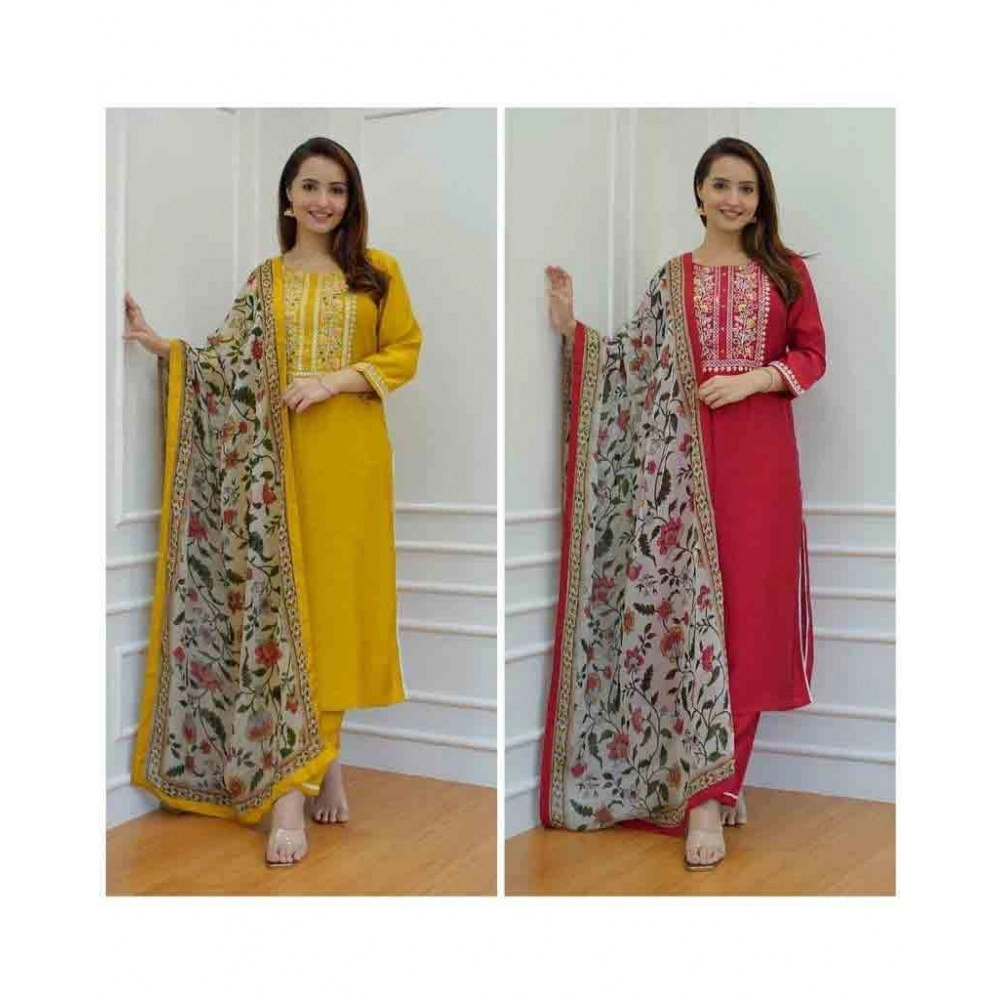 Designer Rayon Cotton Set
