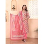 Muslin Kurti Pant with Dupatta