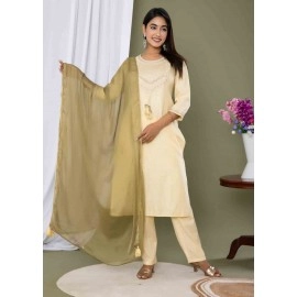 Cotton kurti Pant with Dupatta