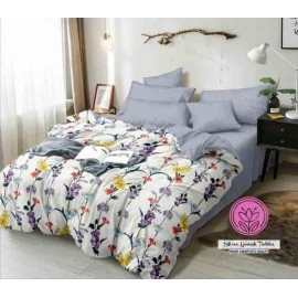 Glace fabric bedsheet