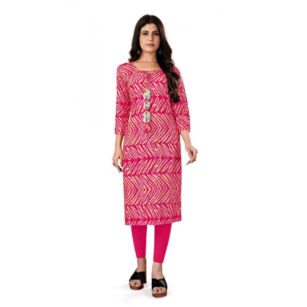 simple design printed kurti 