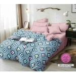 Glace cotton fabric bedsheet