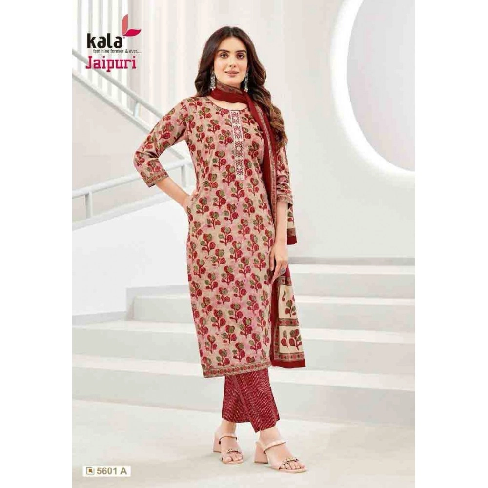 Jaipuri Vol-4 – Kurti Pant With Dupatta kala