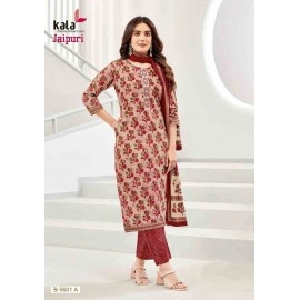 Jaipuri Vol-4 – Kurti Pant With Dupatta kala