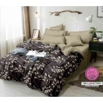 Glace cotton fabric bedsheet 