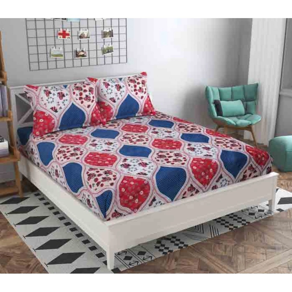 Glace cotton bedsheet 