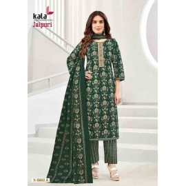 Jaipuri Vol-4 – Kurti Pant With Dupatta green