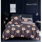 Glace fabric beautiful flower design bedsheet