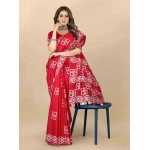  Batik Printed Chanderi Cotton Saree Collections