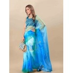 New Launching Digital Printed Organza Saree for womens