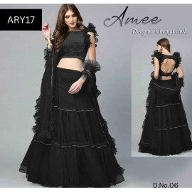  Sequence work Semi Stitched Lehenga Choli 