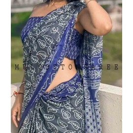 Premium Quality Pure Cotton Saree for women