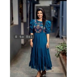  Fox Georgette Gown premium