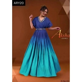 Poly Rayon Gowns for womens