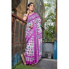 Launching Premium Quality Pure Cotton Saree beautyfull