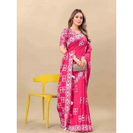  Batik Printed Chanderi Cotton Saree Collections