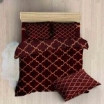  Book Fold bedsheet marun colour 