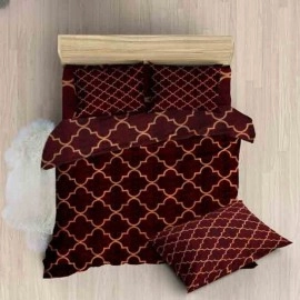  Book Fold bedsheet marun colour 