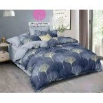 Glace cotton fabric bedsheet