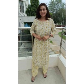 Cotton kurti with Pant