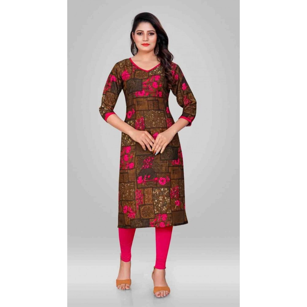 Printed kurti flower print