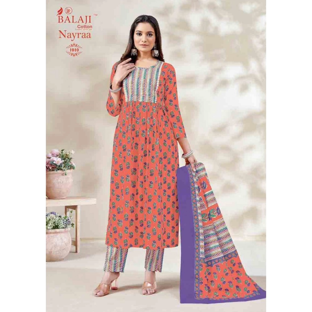Balaji Nayra Vol-1 – Nayra Kurti Pant With Dupatta set