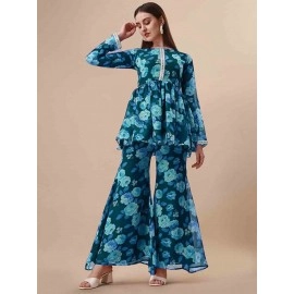  Designer Kurti with Sharara Set