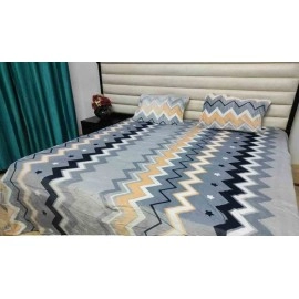 Woolen bedsheets with jumbo size pillow covers 