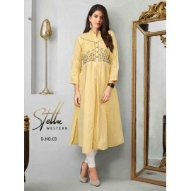 Launching Western Kurti Collection for women yellow