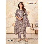 Kurti Afghani Pant With Dupatta brown 