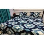 woolen bedsheet cover with jumbo size pillows