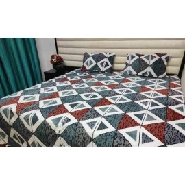 Woolen bedsheet with jumbo size pillows