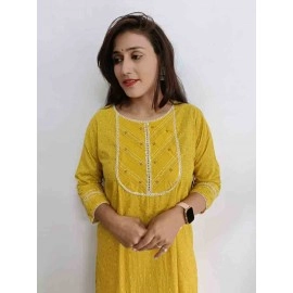 Cotton kurti with pant