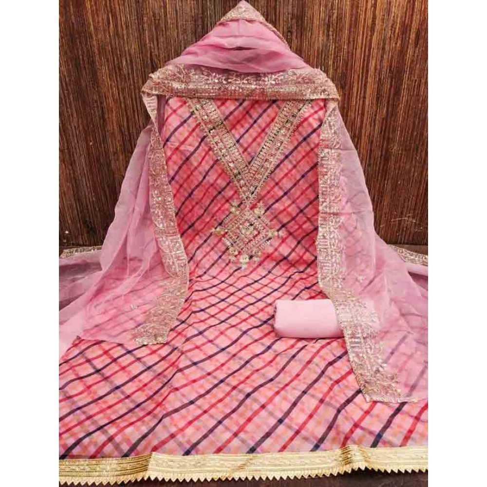 Fancy Organza Silk Dress Material