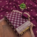 Fancy Zomoto Silk Dress Material