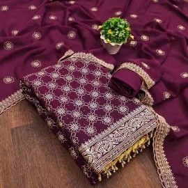 Fancy Zomoto Silk Dress Material