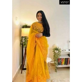 Designer Organza  Saree Collection