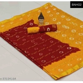 Bandhani Patola Cotton Saree Collection