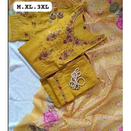 kurti pants dupatta set flower design