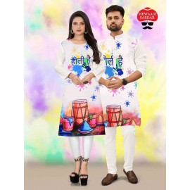 Holi Festival Kurta and Kurti Collection for Men and women