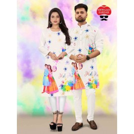 Holi Festival Kurta and Kurti Collection for Men and women