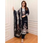 Designer Georgette Pakistani Kurti,Pant with Dupatta Set