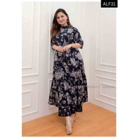  Pure Muslin Cotton Kurti with Pant Set