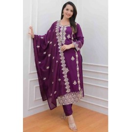 Kurti Pant with Dupatta Set 