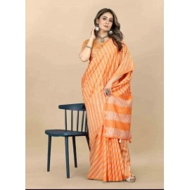 Batik Printed Chanderi Cotton Saree Collection